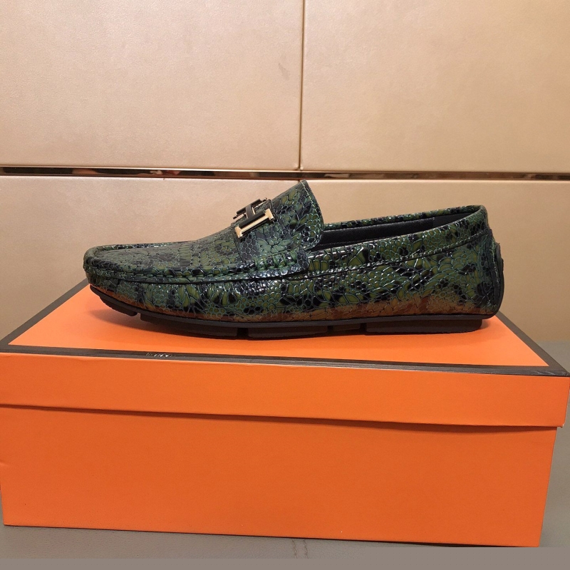 H**mes leather shoes